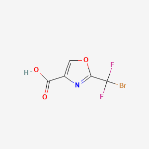 2-(Bromodifluoromethyl)-1,3-oxazole-4-carboxylicacid