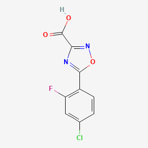 5-(4-Chloro-2-fluorophenyl)-1,2,4-oxadiazole-3-carboxylic acid