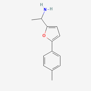 1-(5-(P-tolyl)furan-2-yl)ethan-1-amine