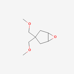 molecular formula C9H16O3 B13533788 3,3-Bis(methoxymethyl)-6-oxabicyclo[3.1.0]hexane 