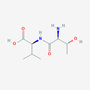 molecular formula C9H18N2O4 B1353381 Threonyl-valine CAS No. 99032-17-4