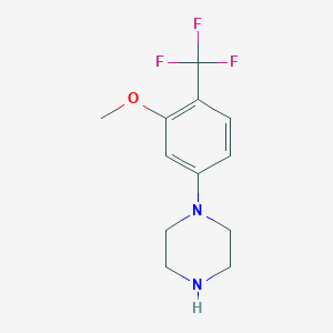 1-(3-Methoxy-4-(trifluoromethyl)phenyl)piperazine