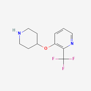 3-(Piperidin-4-yloxy)-2-(trifluoromethyl)pyridine