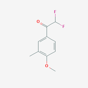 2,2-Difluoro-1-(4-methoxy-3-methyl-phenyl)-ethanone