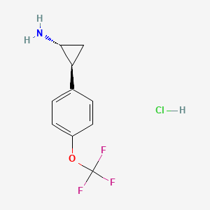 (1R,2S)-2-(4-(Trifluoromethoxy)phenyl)cyclopropan-1-amine hydrochloride