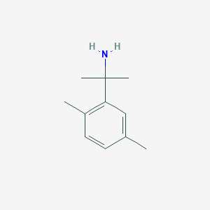 molecular formula C11H17N B13533895 2-(2,5-Dimethylphenyl)propan-2-amine 