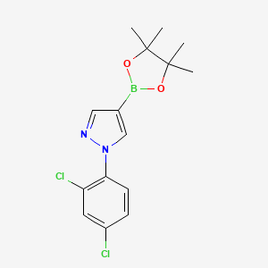 1-(2,4-dichlorophenyl)-4-(tetramethyl-1,3,2-dioxaborolan-2-yl)-1H-pyrazole