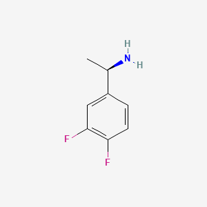 molecular formula C8H9F2N B1353391 (R)-1-(3,4-Difluorophenyl)ethanamine CAS No. 321318-15-4