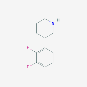 molecular formula C11H13F2N B13533930 3-(2,3-Difluorophenyl)piperidine CAS No. 1044765-33-4