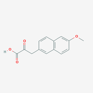 3-(6-Methoxy-2-naphthyl)-2-oxopropanoic acid