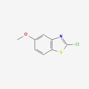 molecular formula C8H6ClNOS B1353395 2-Chloro-5-methoxybenzothiazole CAS No. 3507-28-6