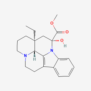 molecular formula C21H26N2O3 B1353396 (3beta,16alpha)-14,15-Dihydro-14-hydroxyeburnamenine-14beta-carboxylic acid methyl ester 
