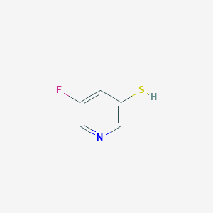 molecular formula C5H4FNS B13533982 3-Pyridinethiol, 5-fluoro- 