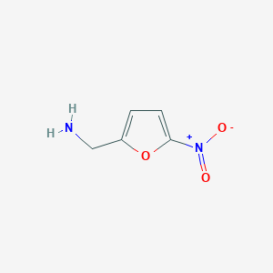 molecular formula C5H6N2O3 B13534001 (5-Nitrofuran-2-yl)methanamine 