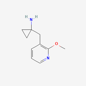 1-[(2-Methoxy-3-pyridinyl)methyl]cyclopropanamine