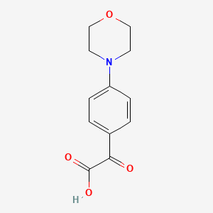 2-[4-(Morpholin-4-yl)phenyl]-2-oxoacetic acid