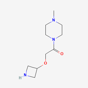 2-(Azetidin-3-yloxy)-1-(4-methylpiperazin-1-yl)ethan-1-one