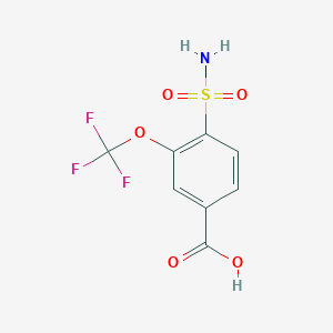 4-Sulfamoyl-3-(trifluoromethoxy)benzoic acid