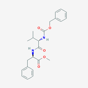 molecular formula C23H28N2O5 B1353412 methyl (2R)-2-[[(2S)-3-methyl-2-(phenylmethoxycarbonylamino)butanoyl]amino]-3-phenylpropanoate 