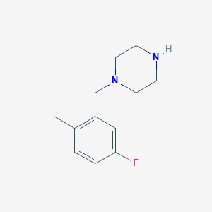 1-(5-Fluoro-2-methylbenzyl)piperazine