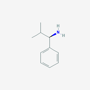 molecular formula C10H15N B1353417 (R)-2-Methyl-1-phenylpropan-1-amine CAS No. 23844-66-8