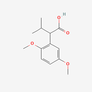 2-(2,5-Dimethoxyphenyl)-3-methylbutanoic acid