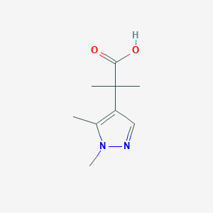 2-(1,5-dimethyl-1H-pyrazol-4-yl)-2-methylpropanoic acid