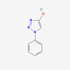 molecular formula C8H7N3O B1353427 1-phenyl-1H-1,2,3-triazol-4-ol CAS No. 90004-10-7