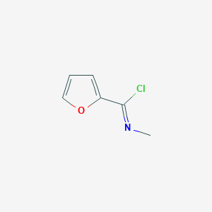 molecular formula C6H6ClNO B1353434 N-methylfuran-2-carboximidoyl chloride CAS No. 6521-33-1