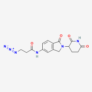 3-azido-N-[2-(2,6-dioxopiperidin-3-yl)-1-oxo-2,3-dihydro-1H-isoindol-5-yl]propanamide