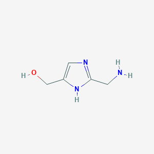 [2-(aminomethyl)-1H-imidazol-5-yl]methanol