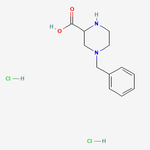 4-Benzylpiperazine-2-carboxylicaciddihydrochloride