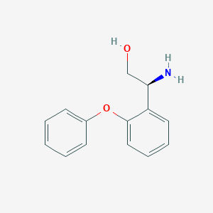 (s)-2-Amino-2-(2-phenoxyphenyl)ethan-1-ol