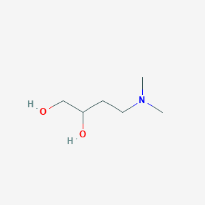 molecular formula C6H15NO2 B13534460 4-(Dimethylamino)butane-1,2-diol 