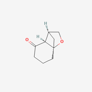 molecular formula C9H12O2 B13534478 rel-(3S,3aS,7aR)-Tetrahydro-2H-3,7a-methanobenzofuran-4(5H)-one 