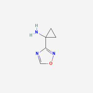 1-(1,2,4-Oxadiazol-3-yl)cyclopropan-1-amine