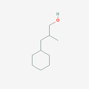 molecular formula C10H20O B1353456 3-Cyclohexyl-2-methylpropan-1-ol CAS No. 76019-90-4