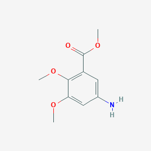 molecular formula C10H13NO4 B13534565 Methyl 5-amino-2,3-dimethoxybenzoate 