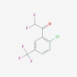 1-(2-Chloro-5-(trifluoromethyl)phenyl)-2,2-difluoroethanone