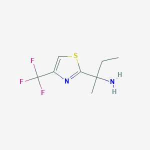 2-(4-(Trifluoromethyl)thiazol-2-yl)butan-2-amine