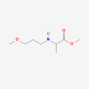 molecular formula C8H17NO3 B13534608 Methyl (3-methoxypropyl)alaninate 