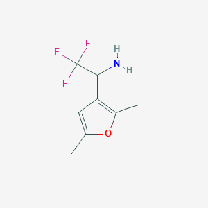 1-(2,5-Dimethylfuran-3-yl)-2,2,2-trifluoroethan-1-amine