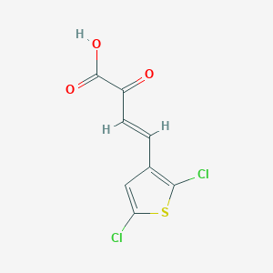 (E)-4-(2,5-Dichlorothiophen-3-yl)-2-oxobut-3-enoic acid