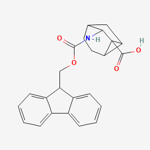 8-({[(9H-fluoren-9-yl)methoxy]carbonyl}amino)tricyclo[3.2.1.0,2,7]octane-1-carboxylicacid