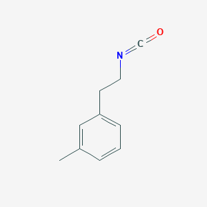 molecular formula C10H11NO B13534693 1-(2-Isocyanatoethyl)-3-methylbenzene CAS No. 933674-73-8