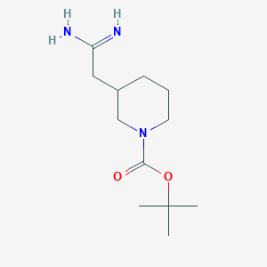 Tert-butyl 3-(2-amino-2-iminoethyl)piperidine-1-carboxylate