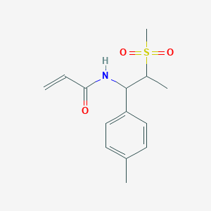 N-[2-methanesulfonyl-1-(4-methylphenyl)propyl]prop-2-enamide