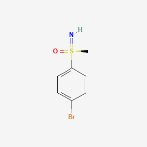 molecular formula C7H8BrNOS B13534798 (S)-1-Bromo-4-(S-methylsulfonimidoyl)benzene 