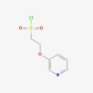 2-(Pyridin-3-yloxy)ethane-1-sulfonyl chloride