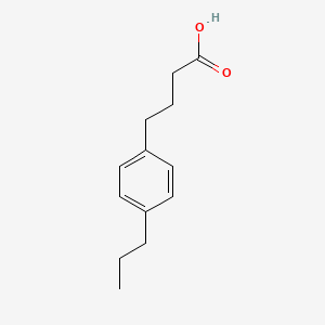 molecular formula C13H18O2 B1353483 4-(4-Propylphenyl)butansäure CAS No. 25711-53-9